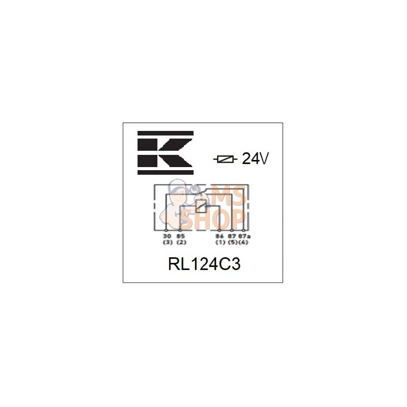 Mini relais 24V, inverseur, 30A/40A, avec support | KRAMP Mini relais 24V, inverseur, 30A/40A, avec support | KRAMPPR#1151354 Mini relais 24V, inverseur, 30A/40A, avec support | KRAMP Mini relais 24V, inverseur, 30A/40A, avec support | KRAMPPR#1151354