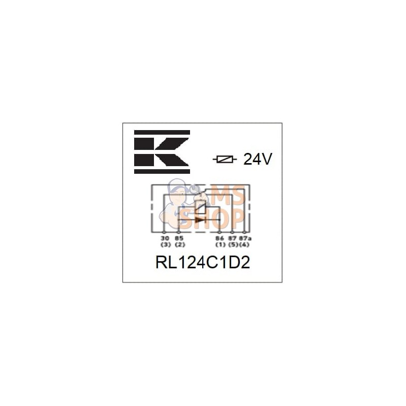 Mini relais 24V, inverseur, 30A/40A, diode, sans support | KRAMP Mini relais 24V, inverseur, 30A/40A, diode, sans support | KRAM Mini relais 24V, inverseur, 30A/40A, diode, sans support | KRAMP Mini relais 24V, inverseur, 30A/40A, diode, sans support | KRAM