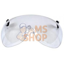 3M™ SecureFit™ Visière courte X5, Polycarbonate, AS/AF, transparent | 3M 3M™ SecureFit™ Visière courte X5, Polycarbonate, AS/AF,