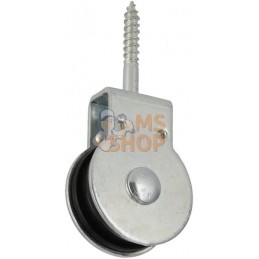 Poulie à vis 40mm roue poly | UNBRANDED Poulie à vis 40mm roue poly | UNBRANDEDPR#1151847