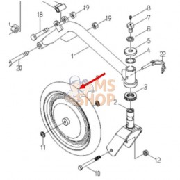 ROUE PIVOTANTE GRAND...