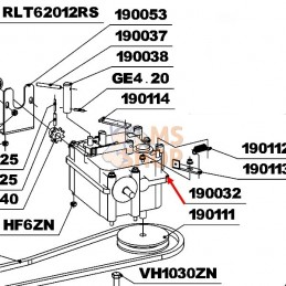 RL4501020003 BOITE F.R. 3V+ 1AR + LEVIER | ROQUES ET LECOEUR
