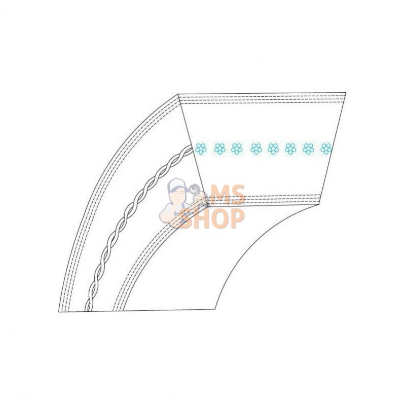 COURROIE DE LAME SNAPPER RXT300 107CM | SNAPPER & SIMPLICITY