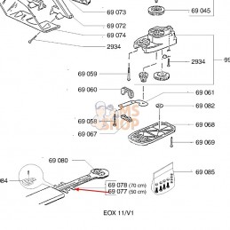JEU DE LAMES 50CM | OUTILS...