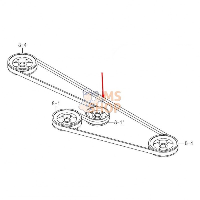 COURROIE | ISEKI 8595-203-003-00