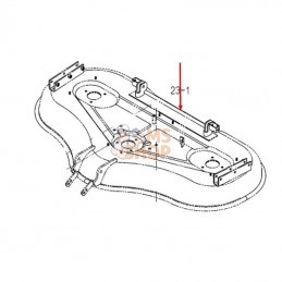 CARTER DE COUPE MULCHING | ISEKI - 8658-402-710-00