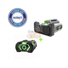 PACK CONVERTISSEUR 400W PAD5000E + BA2400T | EGO POWER