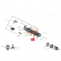 GRIFFE DROITE | OUTILS WOLF 70917