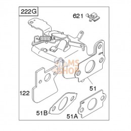 PLAQUE DE COMMANDE | BRIGGS & STRATTON 692615