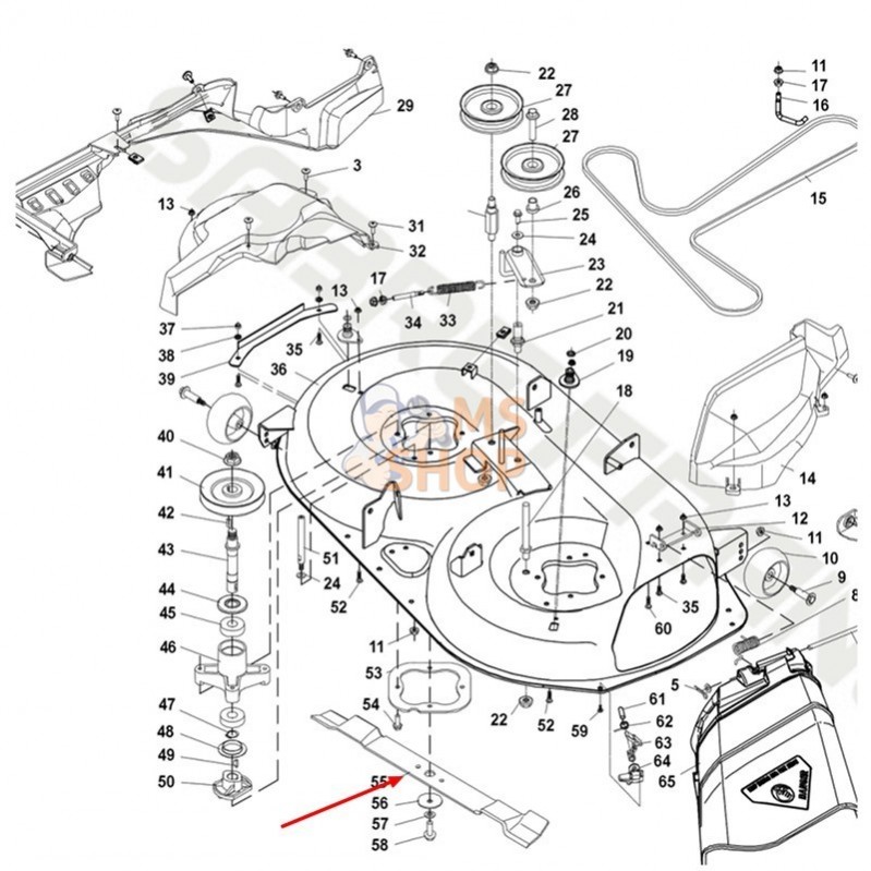 LAME MULTI-FONCTIONS 108 CM L170HT/RL9108HLT | SABRE