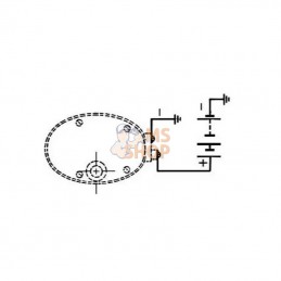 Moteur d'essuie-glace 24V | NON ORIGINAL