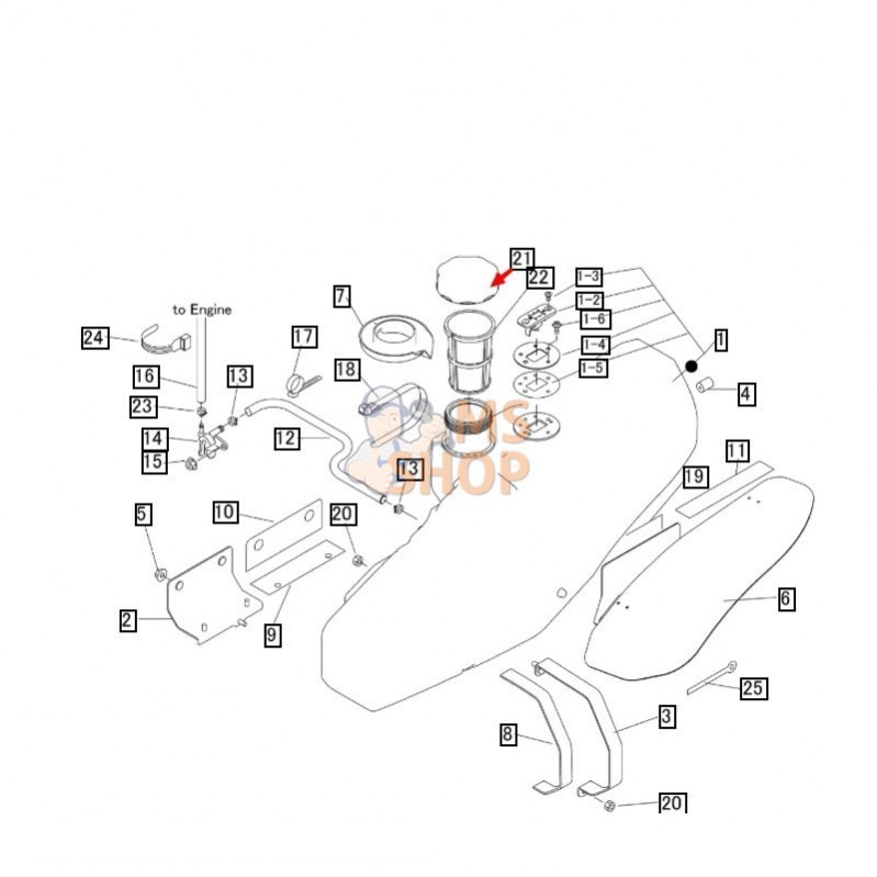 BOUCHON DE RESERVOIR | CANYCOM CMX227