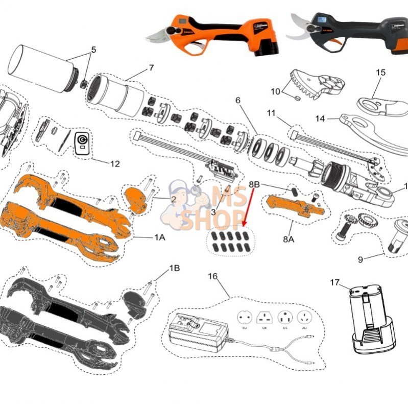 Ressort de gâchette bahco - BCL2SPRING