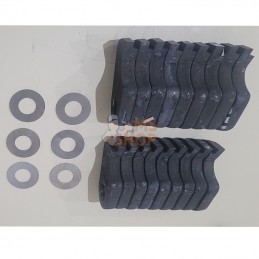 Jeu de 18 fléaux seuls BVE4 | BUGNOT