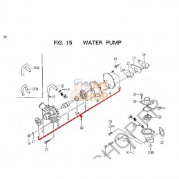 POMPE A EAU | ISEKI 6213-610-004-50
