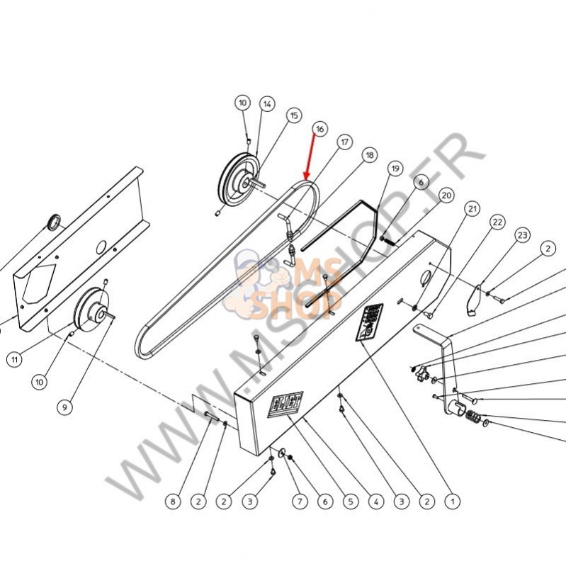 Courroie minor - major | ELIET LIBA521216000