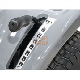 TRACTEUR TONDEUSE 98CM - 432 cc HYDRO - ÉJECTION LATÉRALE | ANOVA TC98LH