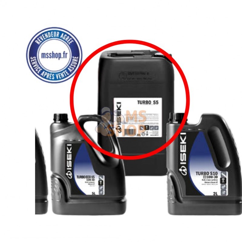 HUILE MOTEUR 4T 15W40 20L MULTI | ISEKI-MULTISTOU-20L