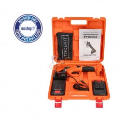 SÉCATEUR À BATTERIE 1050W 21V 2.0Ah 40MM | ANOVA-TPB3003