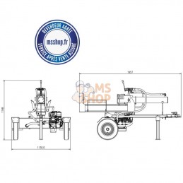 FENDEUSE A BUCHES RLT22GVH 22T REMORQUATBLE | ANOVA