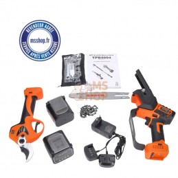 SET D'ELAGAGE : SÉCATEUR + TRONÇONNEUSE D´ÉLAGAGE  + PERCHE | ANOVA-TPB4004