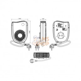 Ventilateur chauffage Wave1700 | CALIX Ventilateur chauffage Wave1700 | CALIXPR#904606