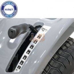 TRACTEUR TONDEUSE 98CM - LONCIN 432 cc HYDROSTATIQUE - ÉJECTION LATÉRALE | ANOVA