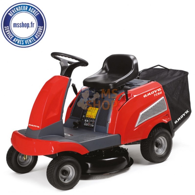TRACTEUR TONDEUSE VITESSE DE COUPE 62CM - LONCIN 224cc | ANOVA