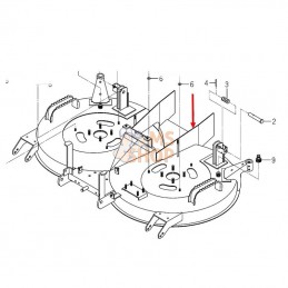 CARTER  DE COUPE | ISEKI SCMA54-SXG22E4BF - 8674-402-210-10