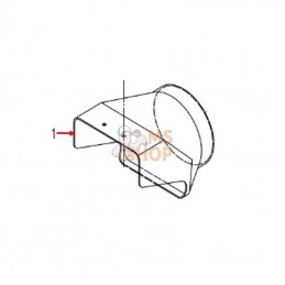 DEFLECTEUR | ISEKI - 8669-855-001-00 - SBC550