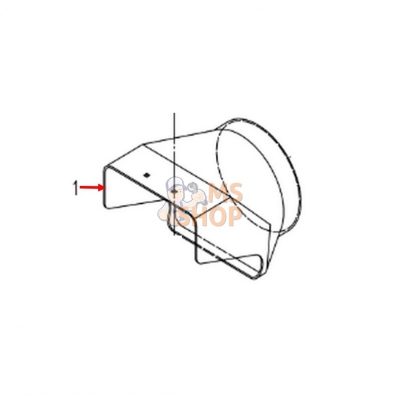 DEFLECTEUR | ISEKI - 8669-855-001-00 - SBC550
