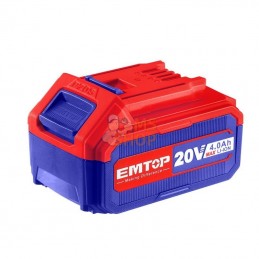 BATTERIE 20V 4.0Ah P20S | EMTOP EBPK2002