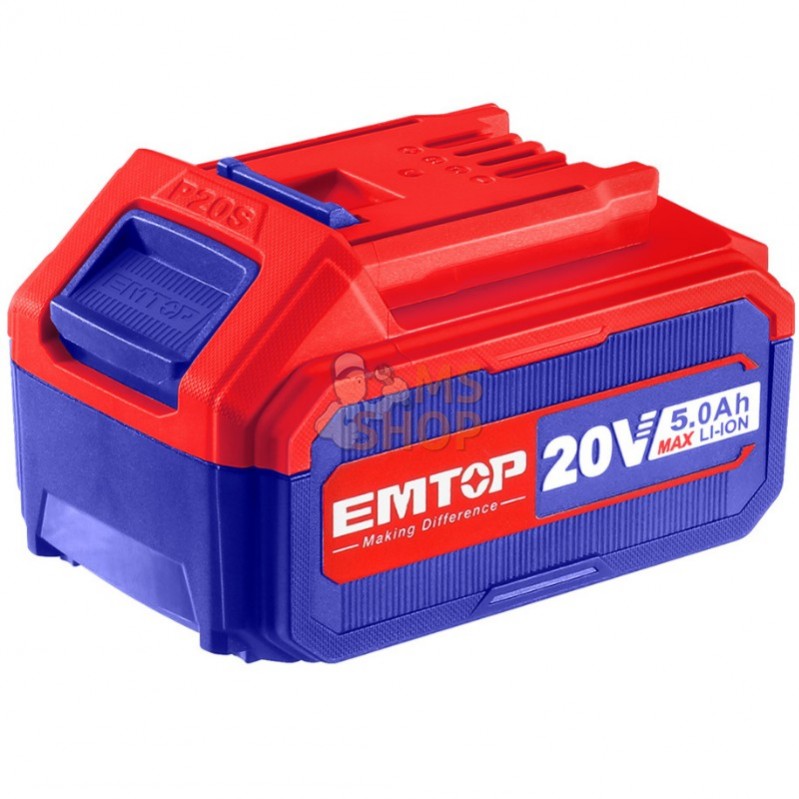 BATTERIE 20V 5.0Ah P20S | EMTOP - EBPK2003