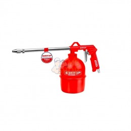 PISTOLET À PÉTROLE EMTOP 0.75L 215MM POUR COMPRESSEUR - EASGW10011