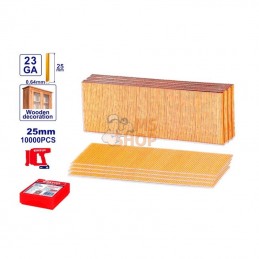 CLOUS SANS TÊTE POUR CLOUEUR ELBNLI3603 25mm X 23 ACIER GALVANISÉ | EMTOP