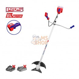 DÉBROUSSAILLEUSE À BATTERIE 40V (20+20)P20S - (BATTERIE ET CHARGEUR NON INCLUS) | EMTOP - ELMR20018