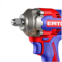Clé à chocs 1/2" 400 Nm avec batterie 20 V P20S (avec douilles 17-19-21 ; 2 batteries, chargeur et étui) | EMTOP - ECIWL2040E