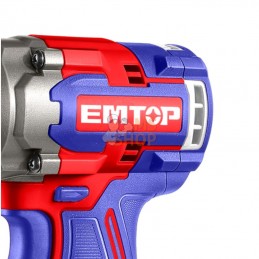 Clé à chocs 1/2" 400 Nm avec batterie 20 V P20S (avec douilles 17-19-21 ; 2 batteries, chargeur et étui) | EMTOP - ECIWL2040E