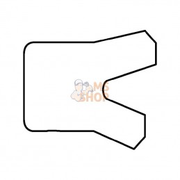 SA80100132UN; HALLITE; Joint tig. 80x100x13,2 UN L1=1; pièce detachée