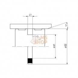 ZAS604942T714M; HALLITE; Joint piston 60x49x4,2 T714M; pièce detachée