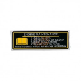 560337001; KAWASAKI; Étiquette de manuel; pièce detachée