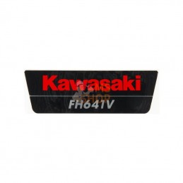560800738; KAWASAKI; Étiquette marque; pièce detachée