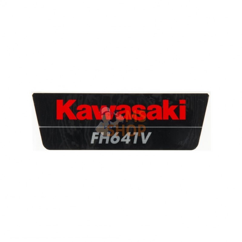 560800738; KAWASAKI; Étiquette marque; pièce detachée