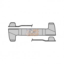 FGP010050; KRAMP; Lame p/Kynast 390/20 mm; pièce detachée