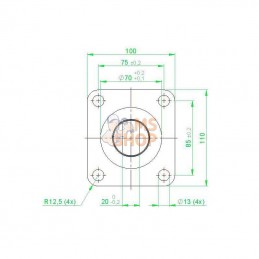 D4060110CWV3; KRAMP; Connecteur universel cylindrique CWV3; pièce detachée