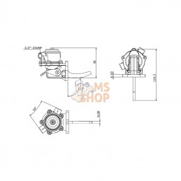 708294R93KR; KRAMP; Pompe d'alimentation CI; pièce detachée