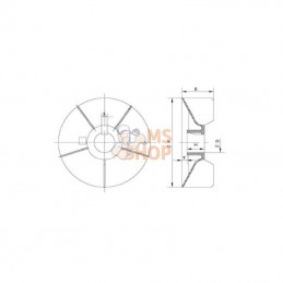 EM98004W3AKR; KRAMP; Ventilateur; pièce detachée