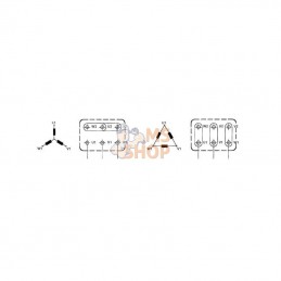 EM71A2B14300IE1AKR; KRAMP; Moteur électrique 0,37 kW; pièce detachée