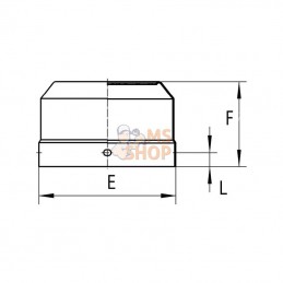 EM910011WAKR; KRAMP; Capot de ventilateur antipluie; pièce detachée