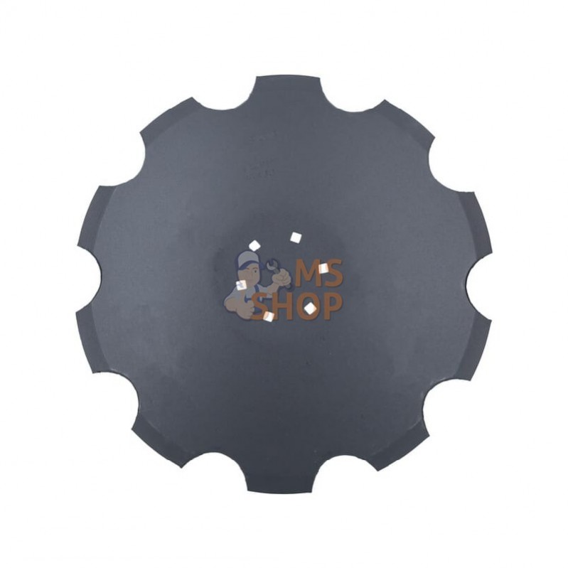 H2234350N; KRAMP; Disque herse crénelé, 510 x 6 mm; pièce detachée